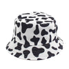 Double Sided Unisex Cow Print Bucket Hat
