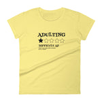 Adulting Sucks Unisex Short Sleeve Cotton T-shirt