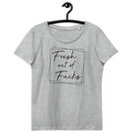 No F@cks Given Women's Fitted Eco Cotton Tee